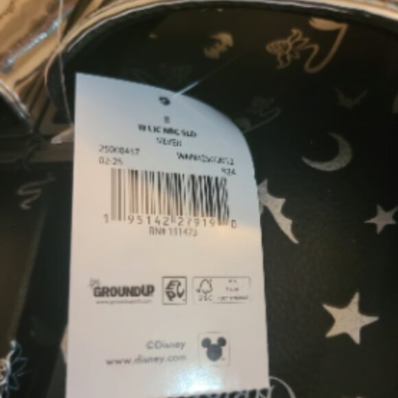 Nightmare Before Christmas Women's Size 8 NEW w/ Tags NWT Metallic Slide Sandal - Picture 9 of 10